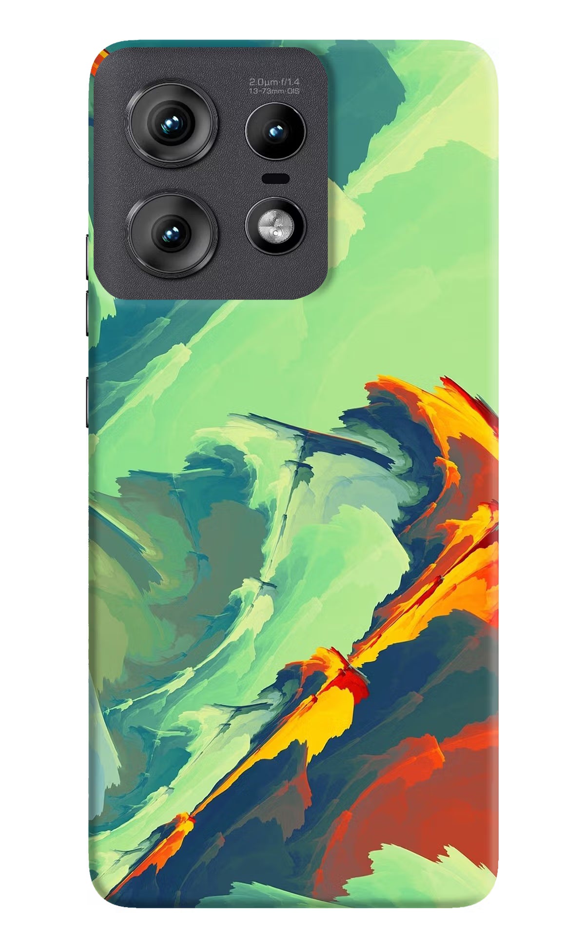 Paint Art Moto Edge 50 Pro 5G Hard Case Back Cover by Casekaro