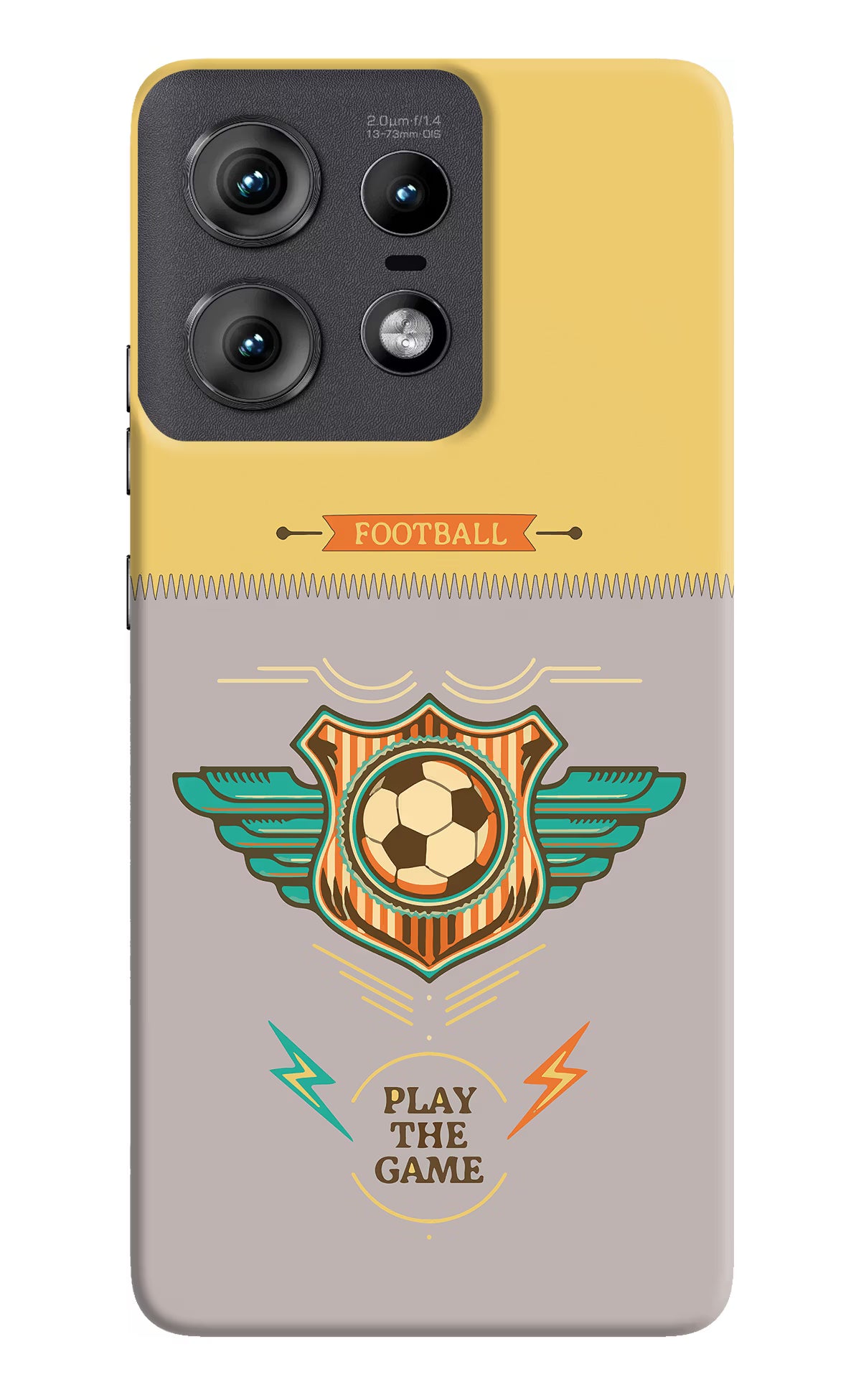Football Moto Edge 50 Pro 5G Hard Case Back Cover by Casekaro
