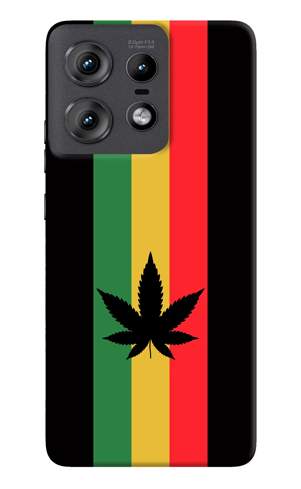 Weed Flag Moto Edge 50 Pro 5G Hard Case Back Cover by Casekaro