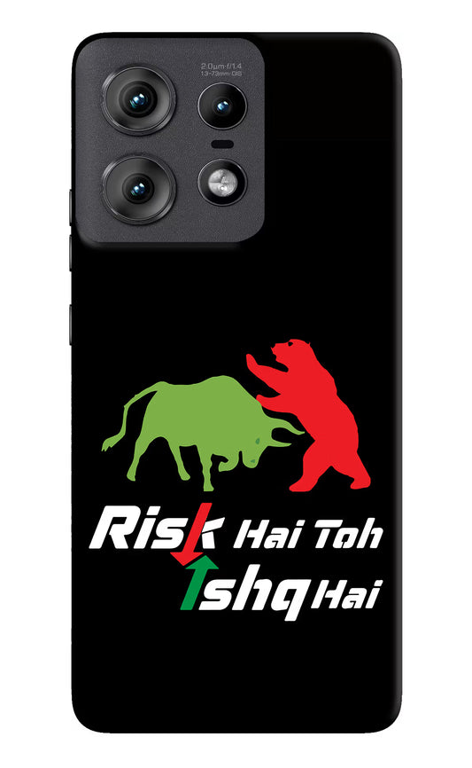 Risk Hai Toh Ishq Hai Moto Edge 50 Pro 5G Hard Case Back Cover by Casekaro