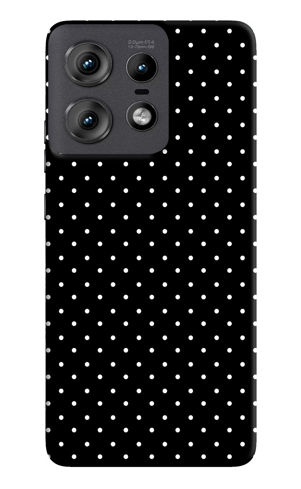 White Dots Moto Edge 50 Pro 5G Back Cover