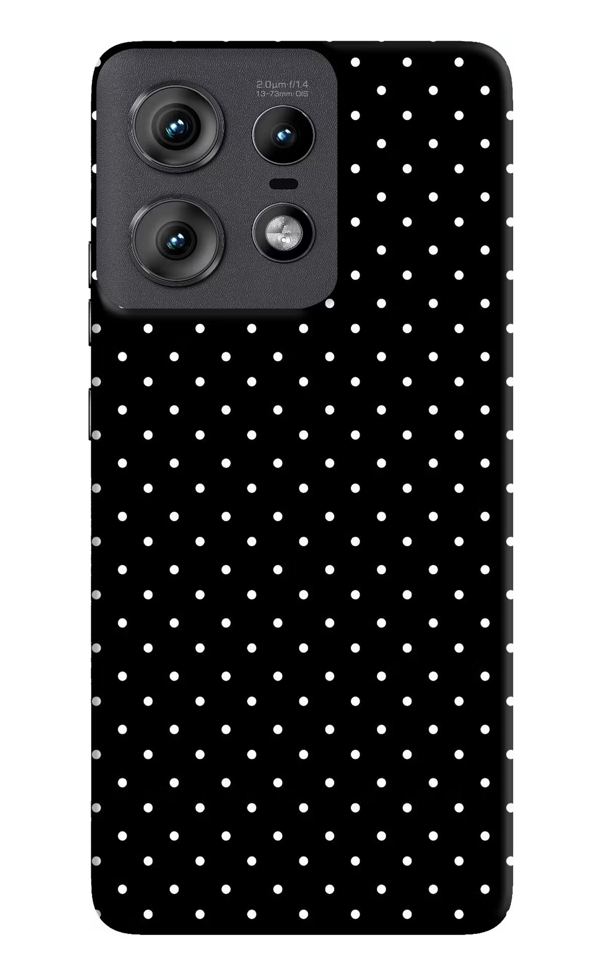 White Dots Moto Edge 50 Pro 5G Hard Case Back Cover by Casekaro