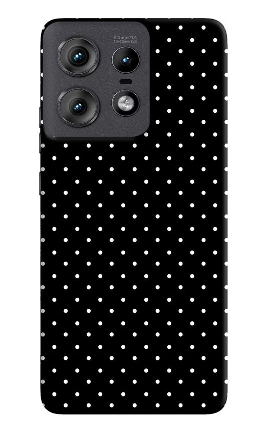 White Dots Moto Edge 50 Pro 5G Hard Case Back Cover by Casekaro