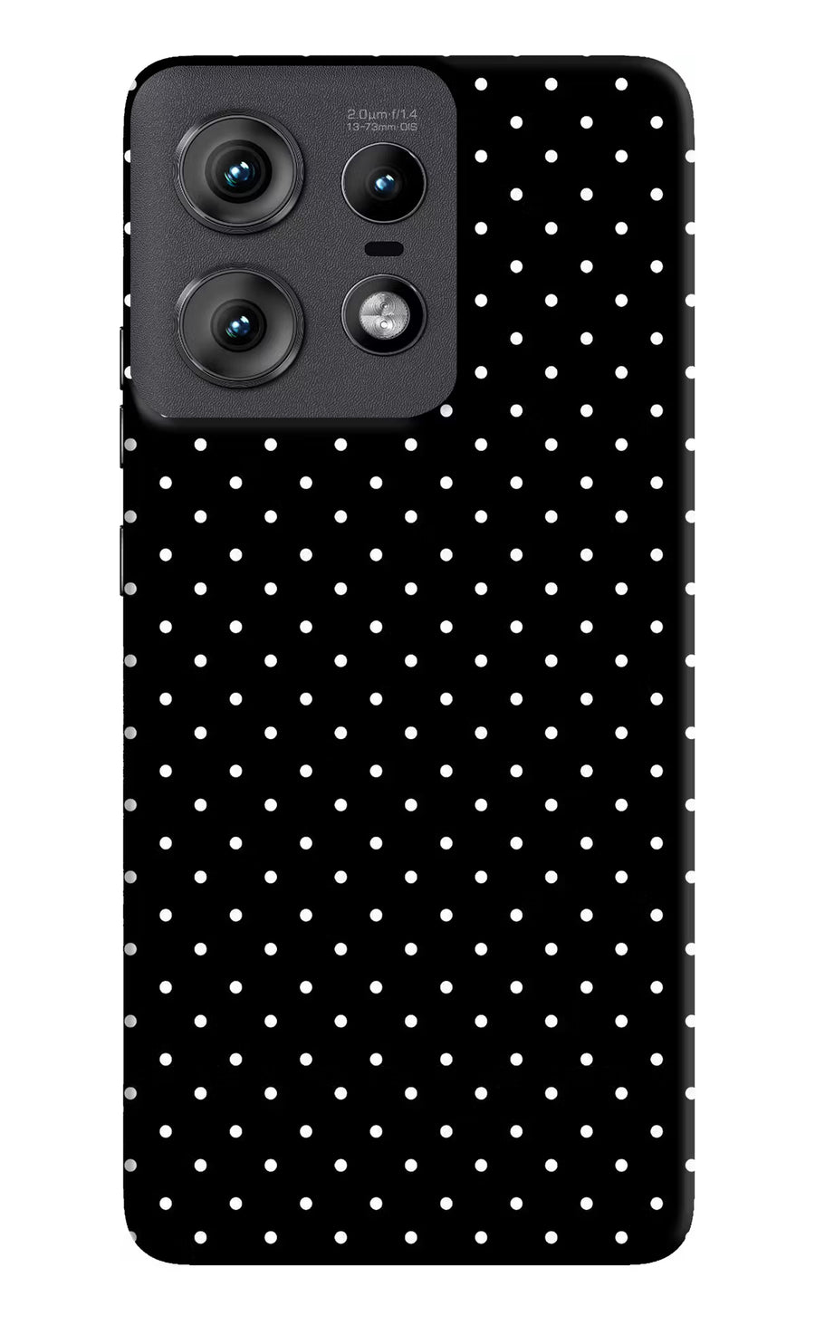 White Dots Moto Edge 50 Pro 5G Back Cover, Hard case