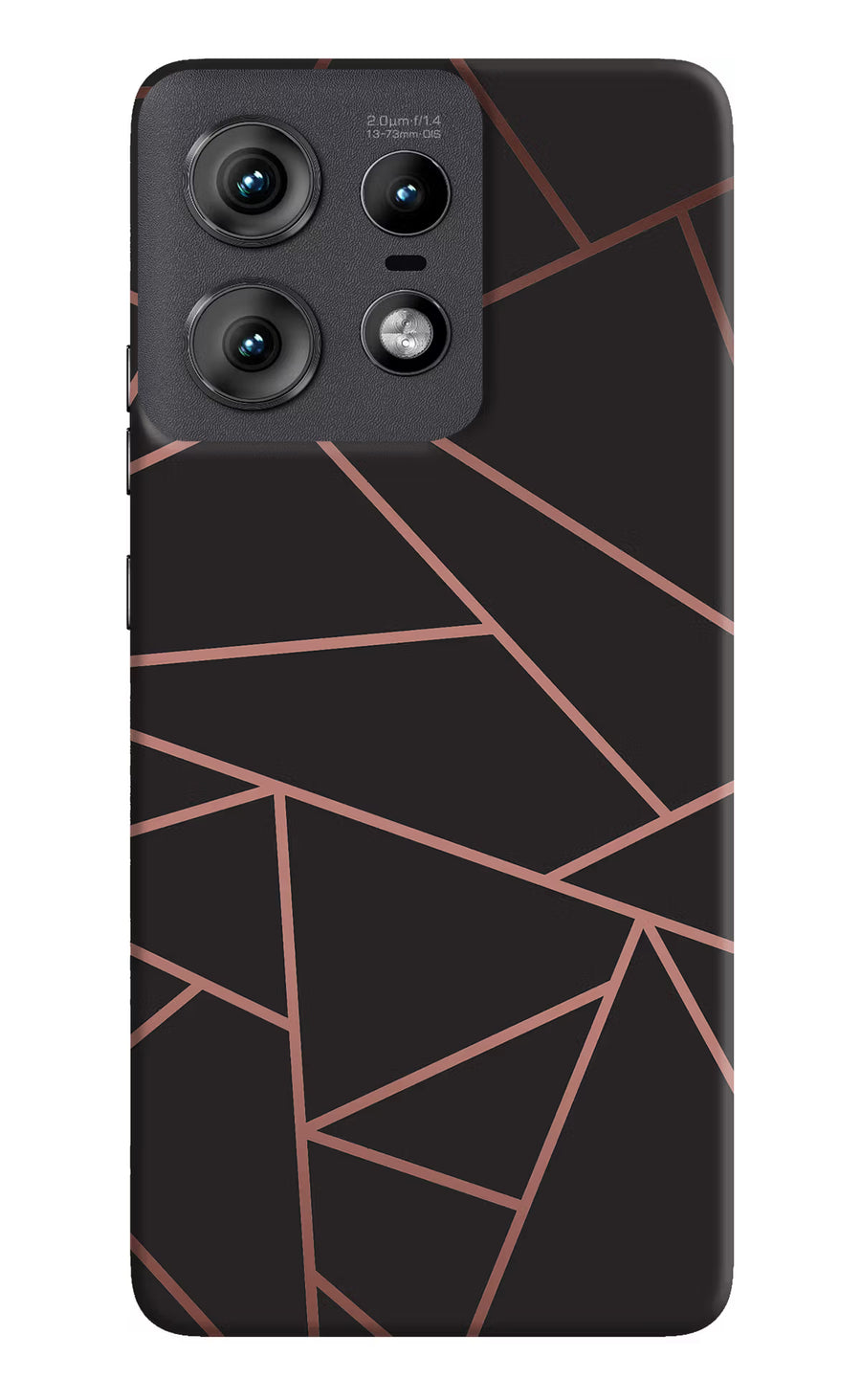 Geometric Pattern Moto Edge 50 Pro 5G Back Cover, Hard case
