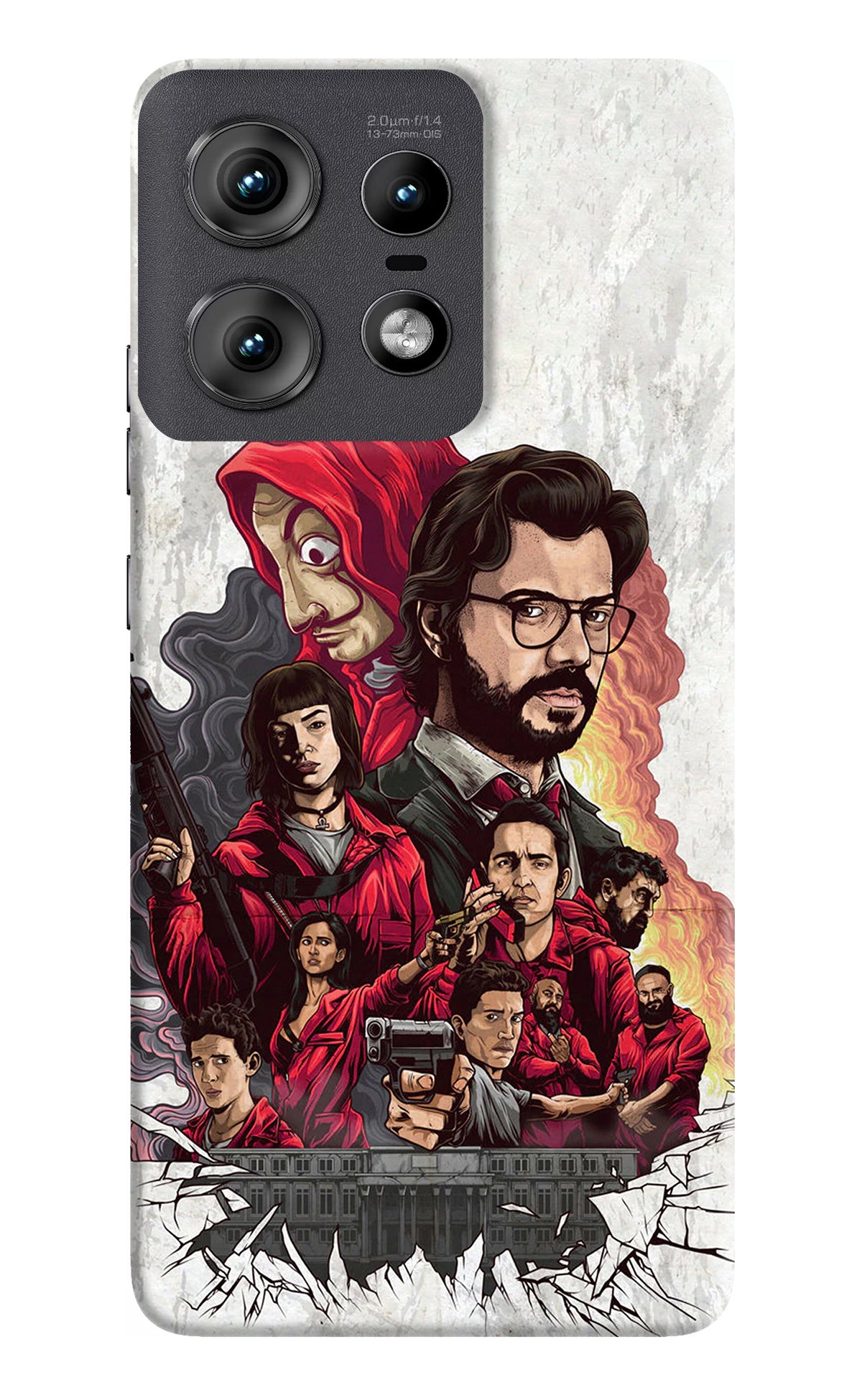 Money Heist Artwork Moto Edge 50 Pro 5G Back Cover