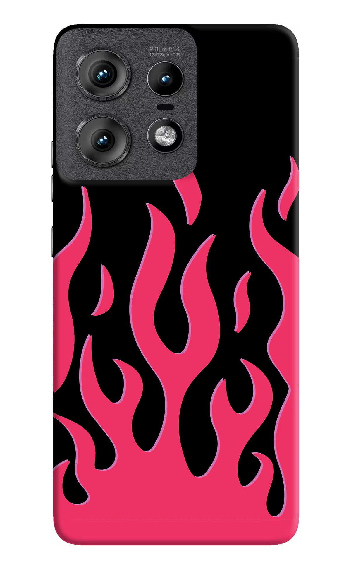 Fire Flames Moto Edge 50 Pro 5G Hard Case Back Cover by Casekaro