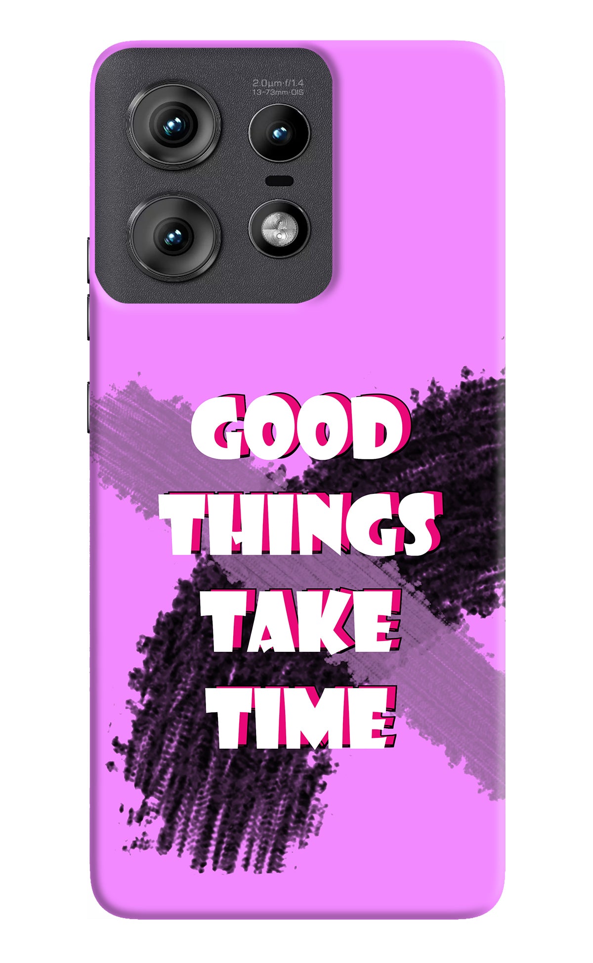 Good Things Take Time Moto Edge 50 Pro 5G Back Cover