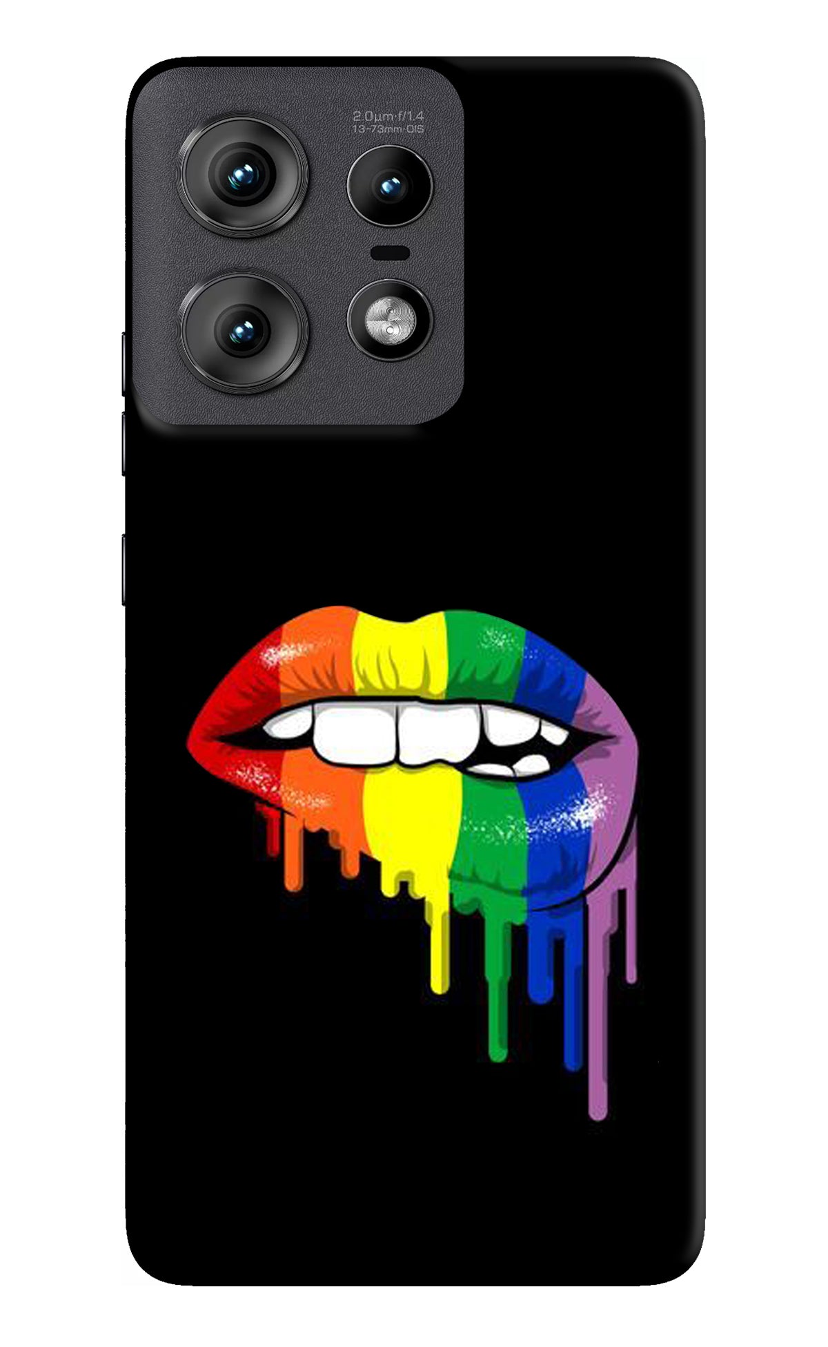 Lips Biting Moto Edge 50 Pro 5G Back Cover