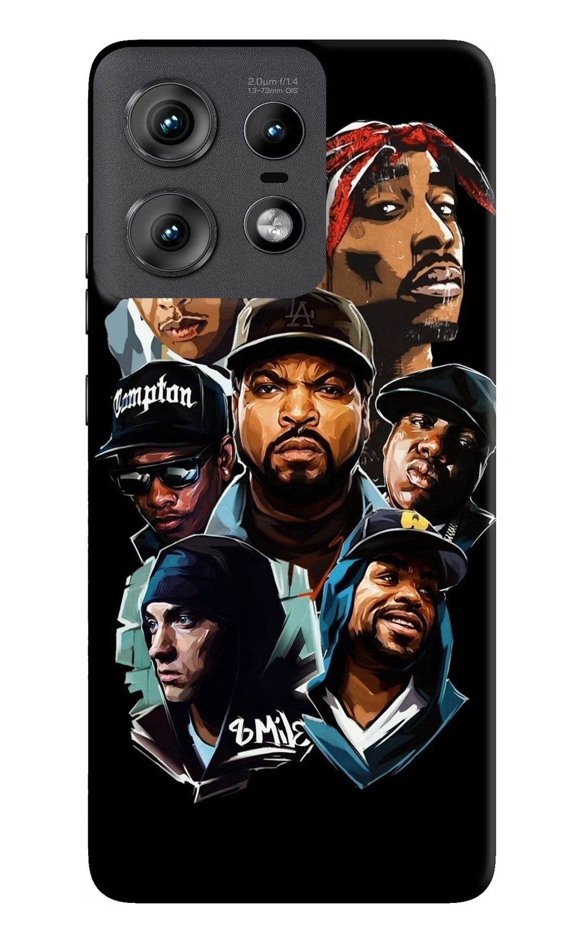 Rappers Moto Edge 50 Pro 5G Hard Case Back Cover by Casekaro