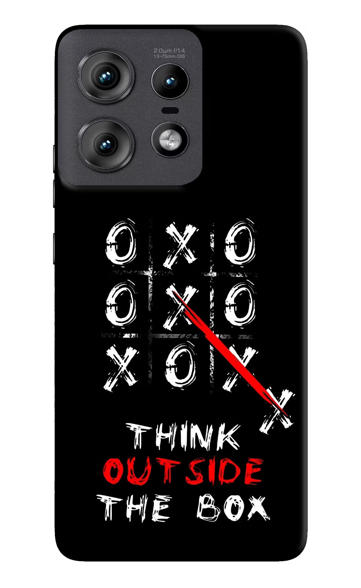 Think out of the BOX Moto Edge 50 Pro 5G Hard Case Back Cover by Casekaro