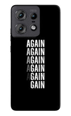 Again Again Gain Moto Edge 50 Pro 5G Hard Case Back Cover by Casekaro