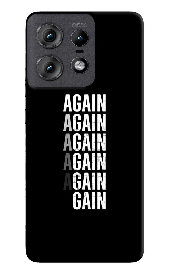 Again Again Gain Moto Edge 50 Pro 5G Hard Case Back Cover by Casekaro
