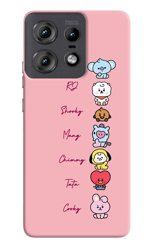 BTS names Moto Edge 50 Pro 5G Hard Case Back Cover by Casekaro