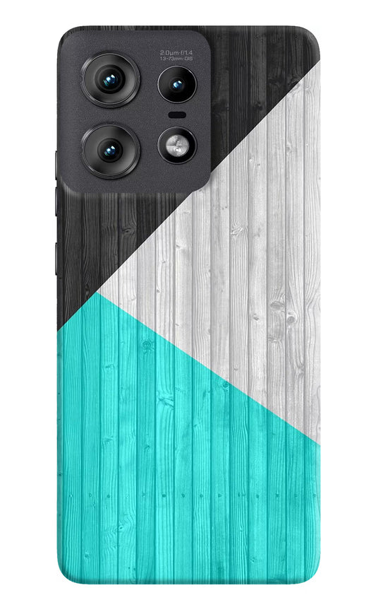 Wooden Abstract Moto Edge 50 Pro 5G Hard Case Back Cover by Casekaro