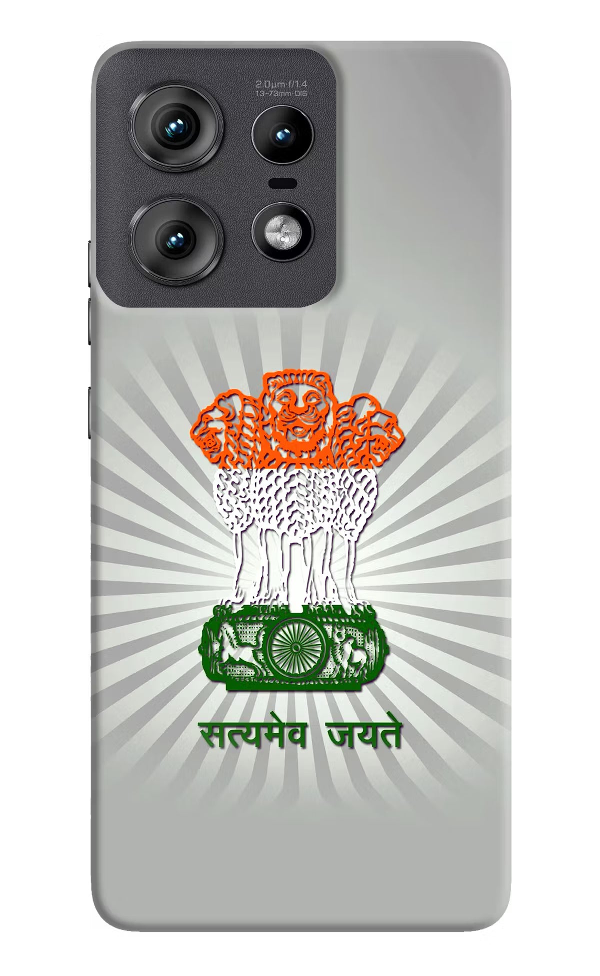 Satyamev Jayate Art Moto Edge 50 Pro 5G Hard Case Back Cover by Casekaro