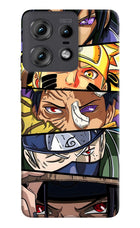 Naruto Character Moto Edge 50 Pro 5G Hard Case Back Cover by Casekaro