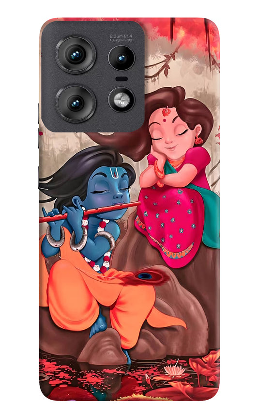 Radhe Krishna Moto Edge 50 Pro 5G Hard Case Back Cover by Casekaro