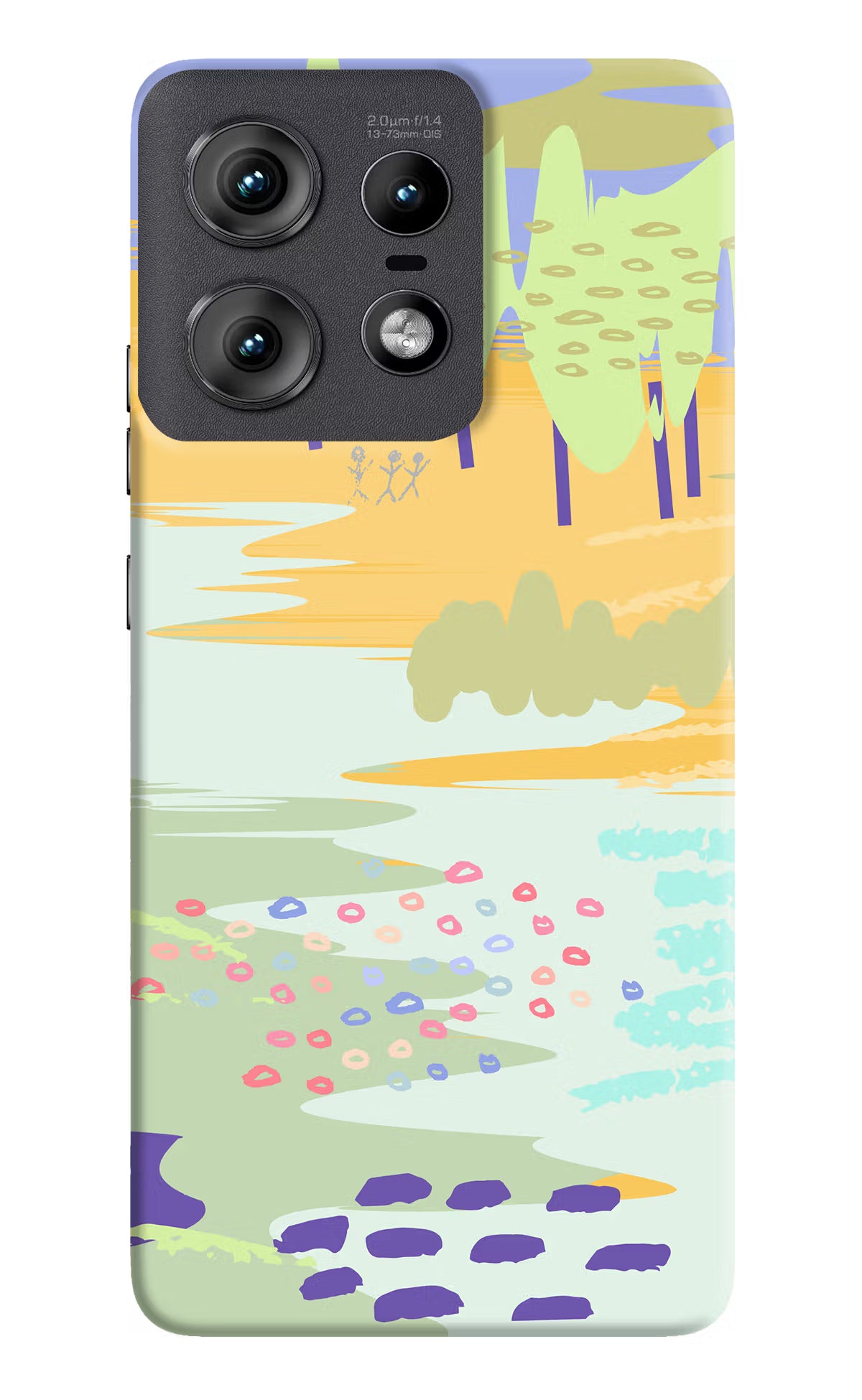 Scenery Moto Edge 50 Pro 5G Hard Case Back Cover by Casekaro