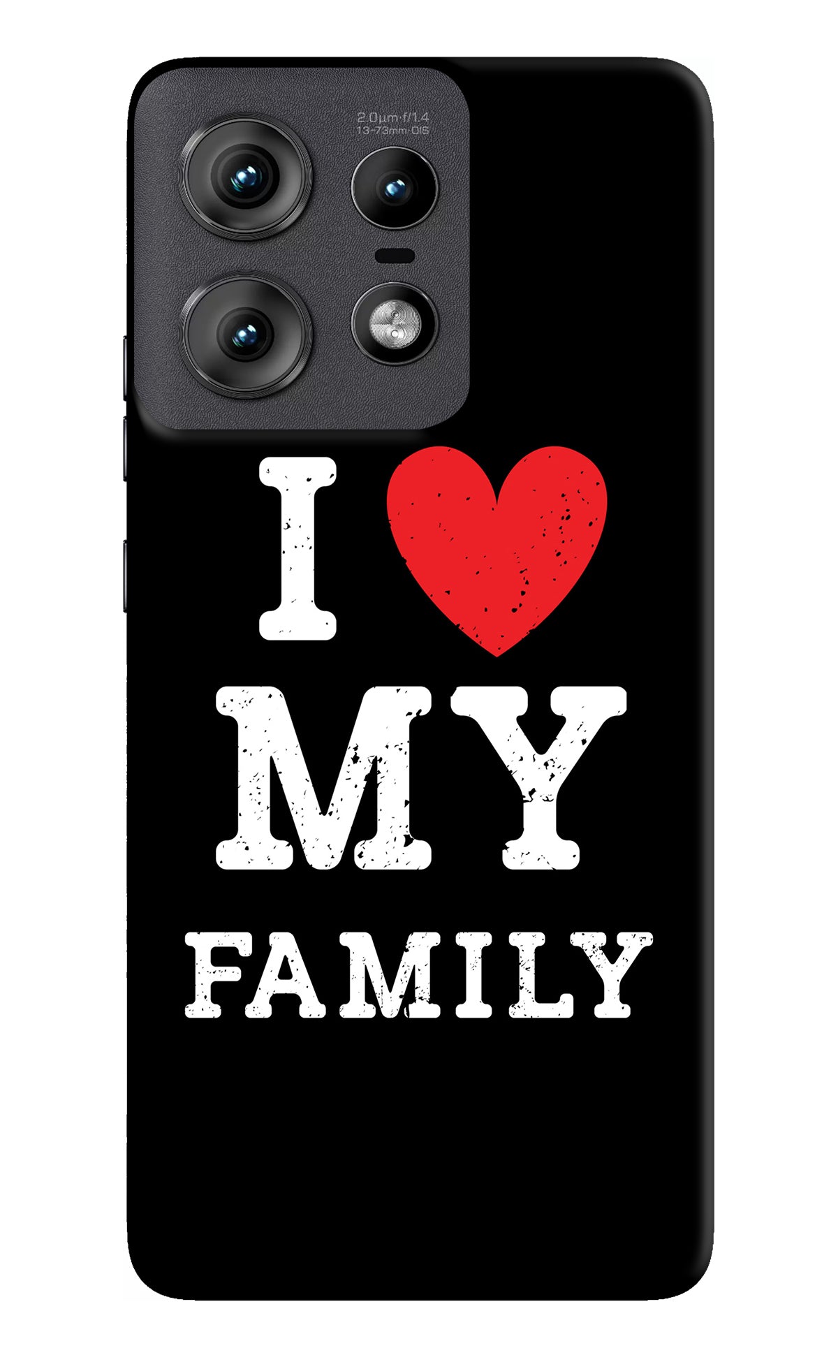 I Love My Family Moto Edge 50 Pro 5G Back Cover