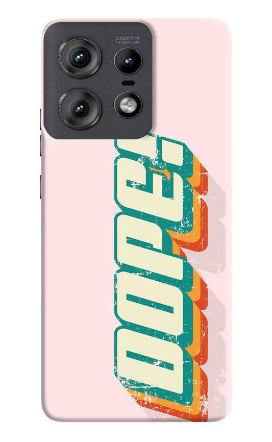 Dope Moto Edge 50 Pro 5G Hard Case Back Cover by Casekaro