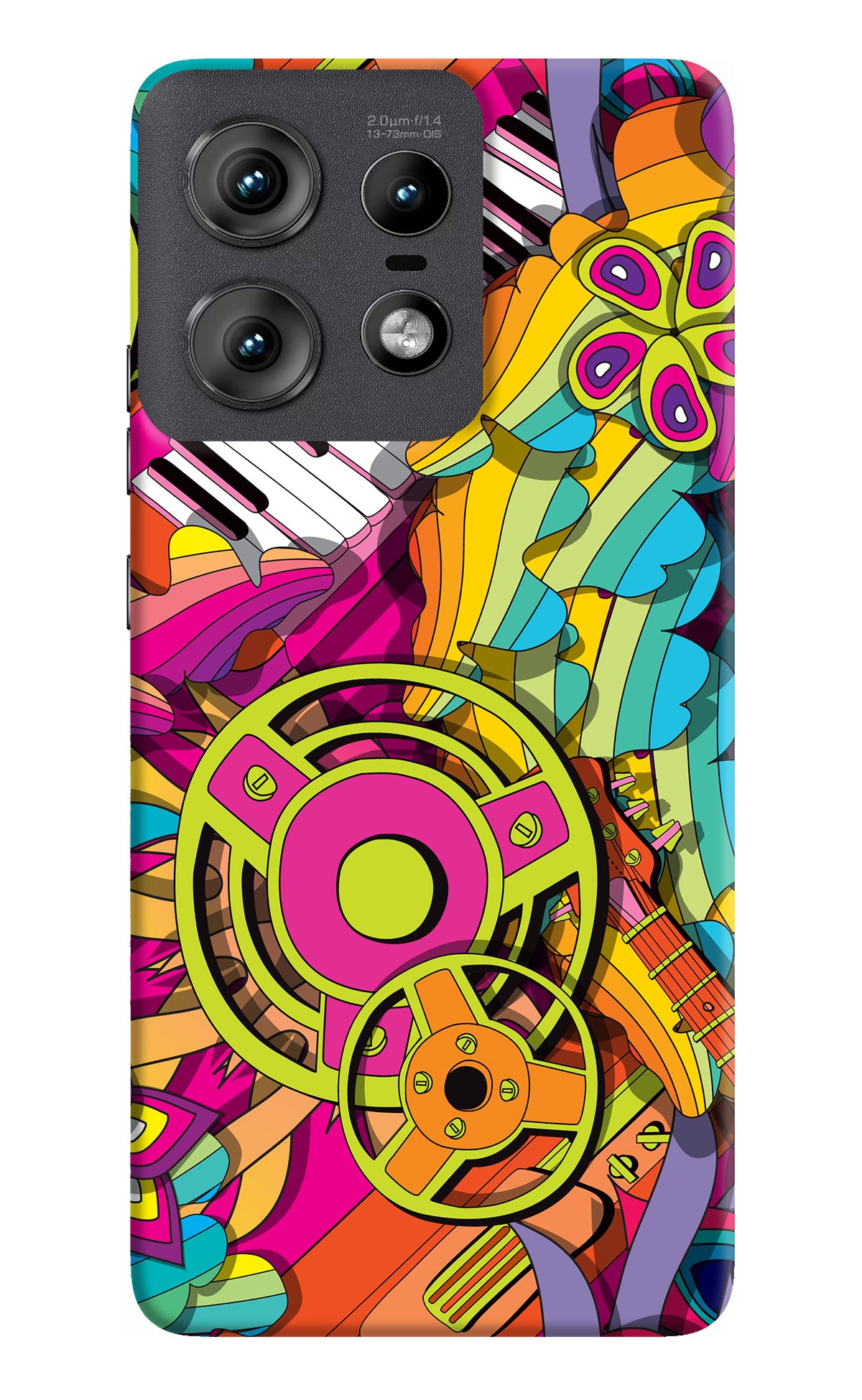 Music Doodle Moto Edge 50 Pro 5G Back Cover