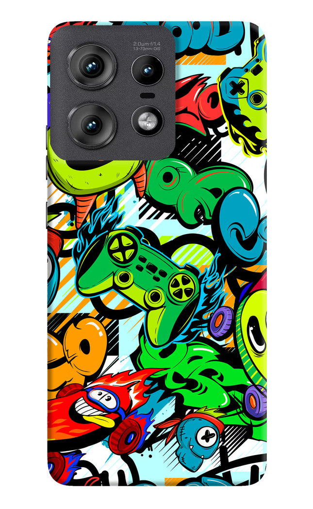 Game Doodle Moto Edge 50 Pro 5G Hard Case Back Cover by Casekaro