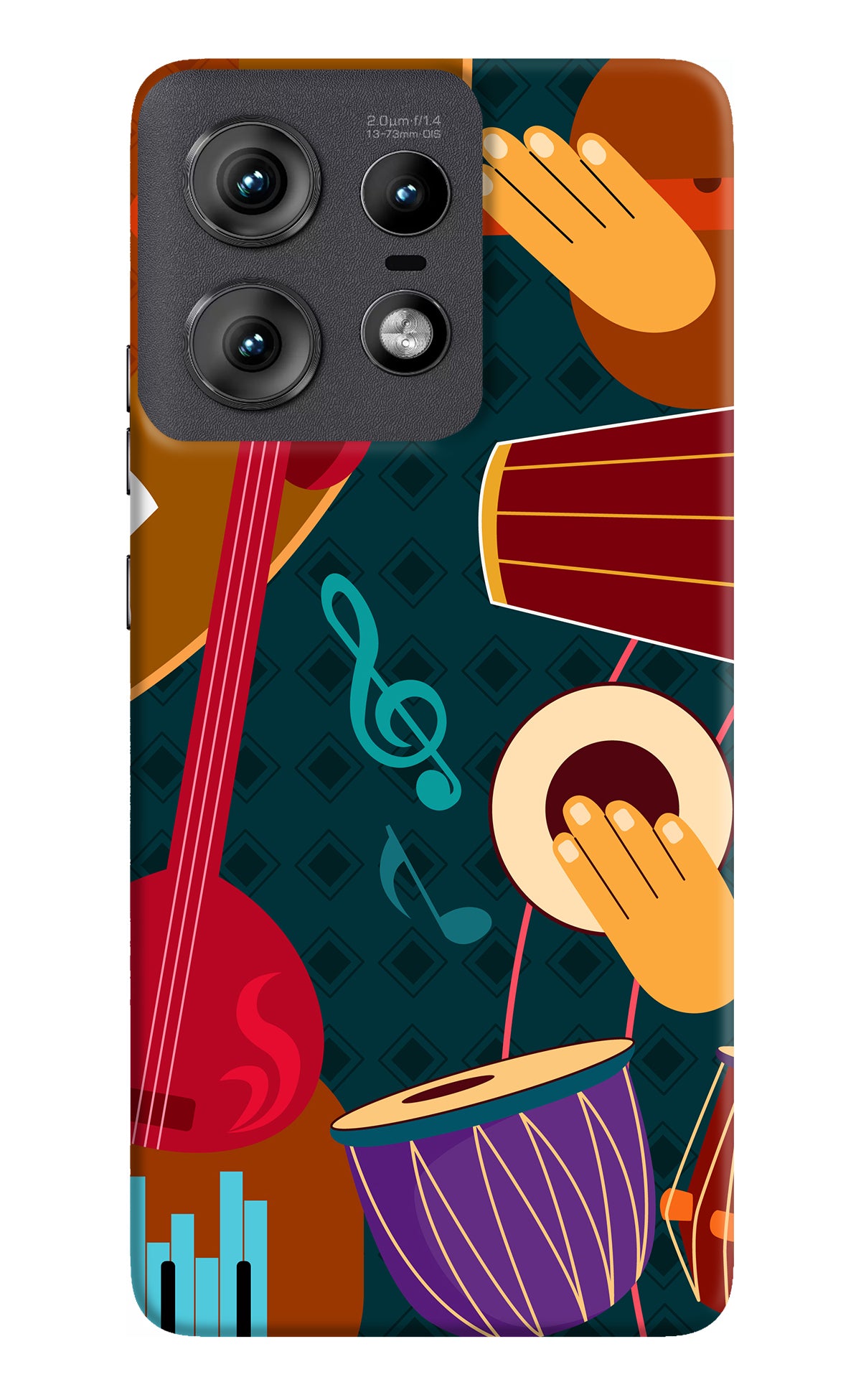 Music Instrument Moto Edge 50 Pro 5G Back Cover