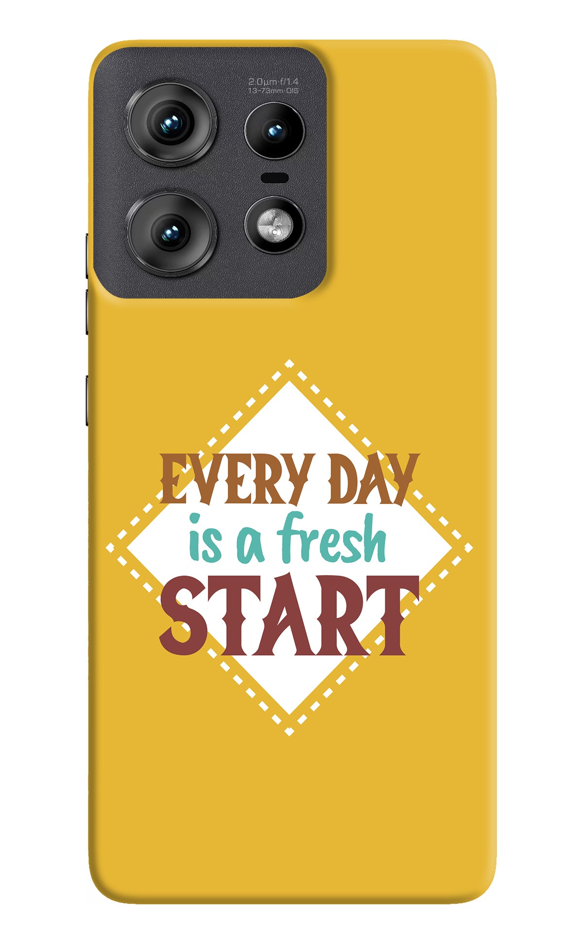 Every day is a Fresh Start Moto Edge 50 Pro 5G Back Cover