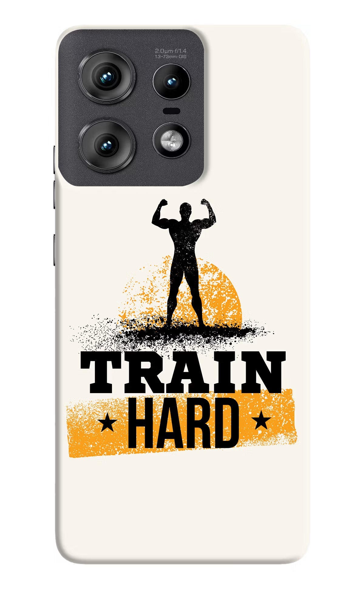Train Hard Moto Edge 50 Pro 5G Hard Case Back Cover by Casekaro