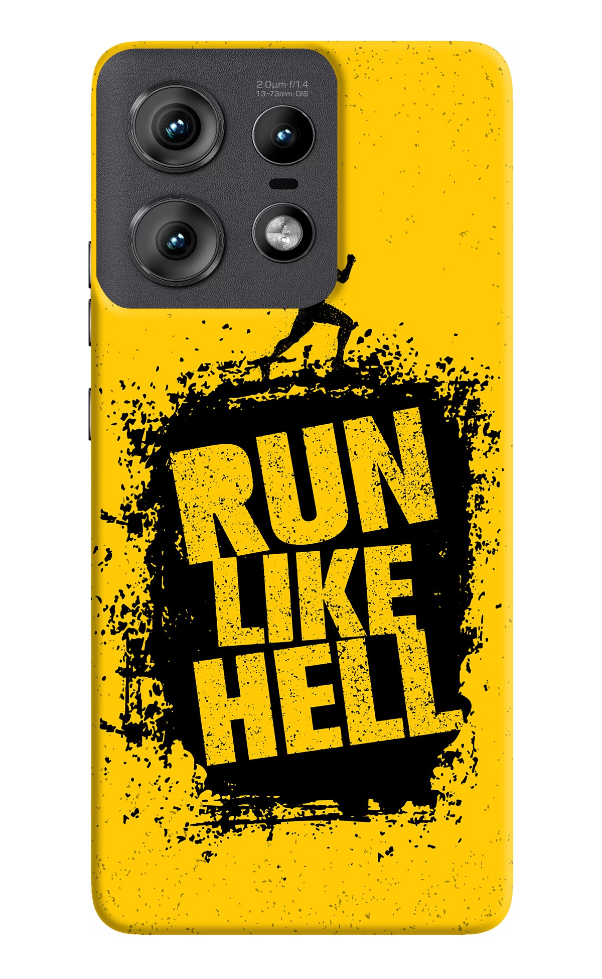 Run Like Hell Moto Edge 50 Pro 5G Back Cover