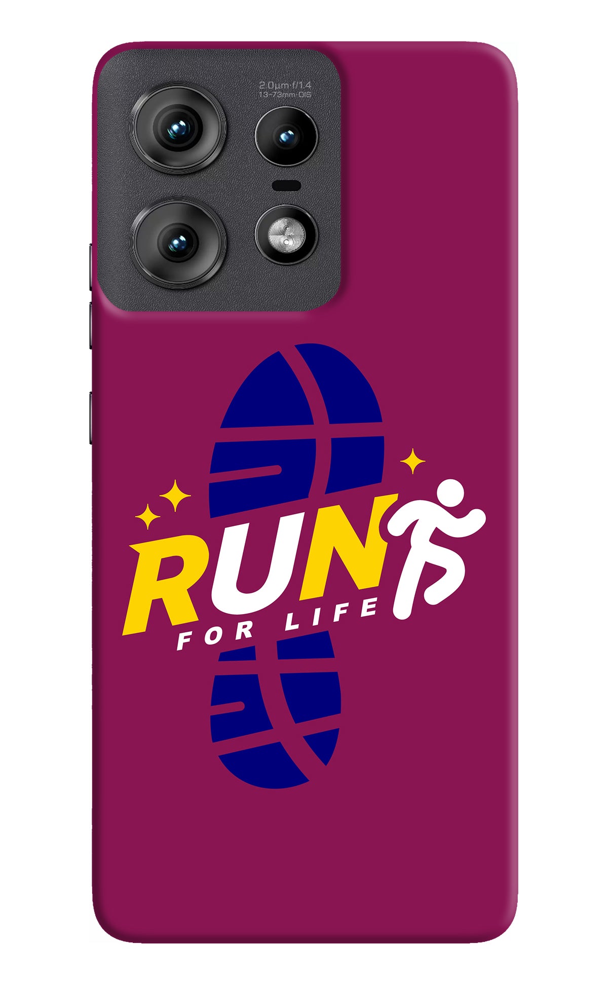 Run for Life Moto Edge 50 Pro 5G Back Cover