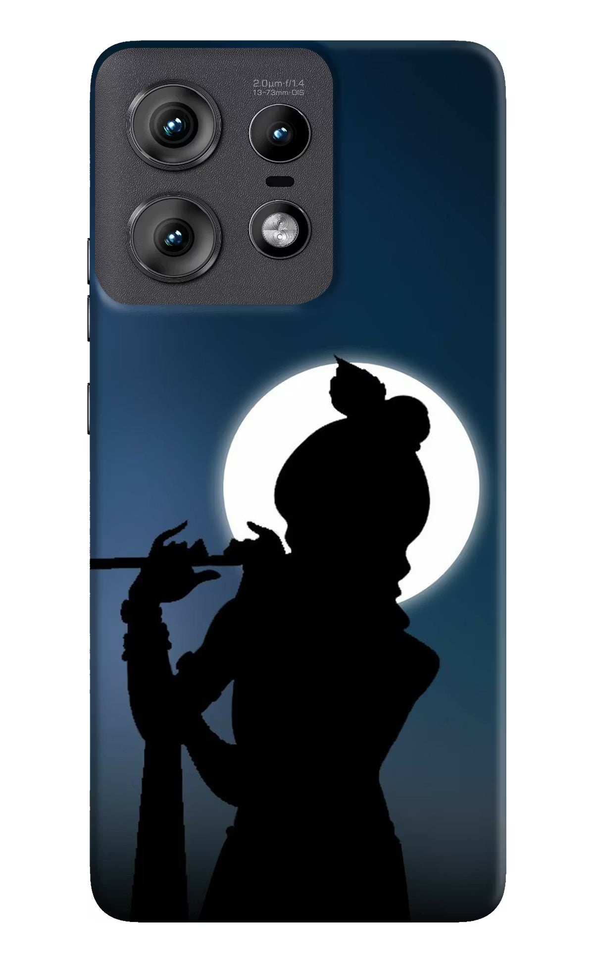 Shri Krishna Silhouette Moto Edge 50 Pro 5G Hard Case Back Cover by Casekaro