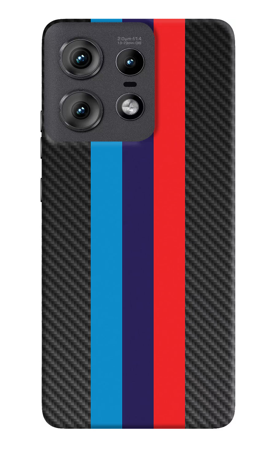 BMW Stripes Pattern Moto Edge 50 Pro 5G Back Cover, Hard case