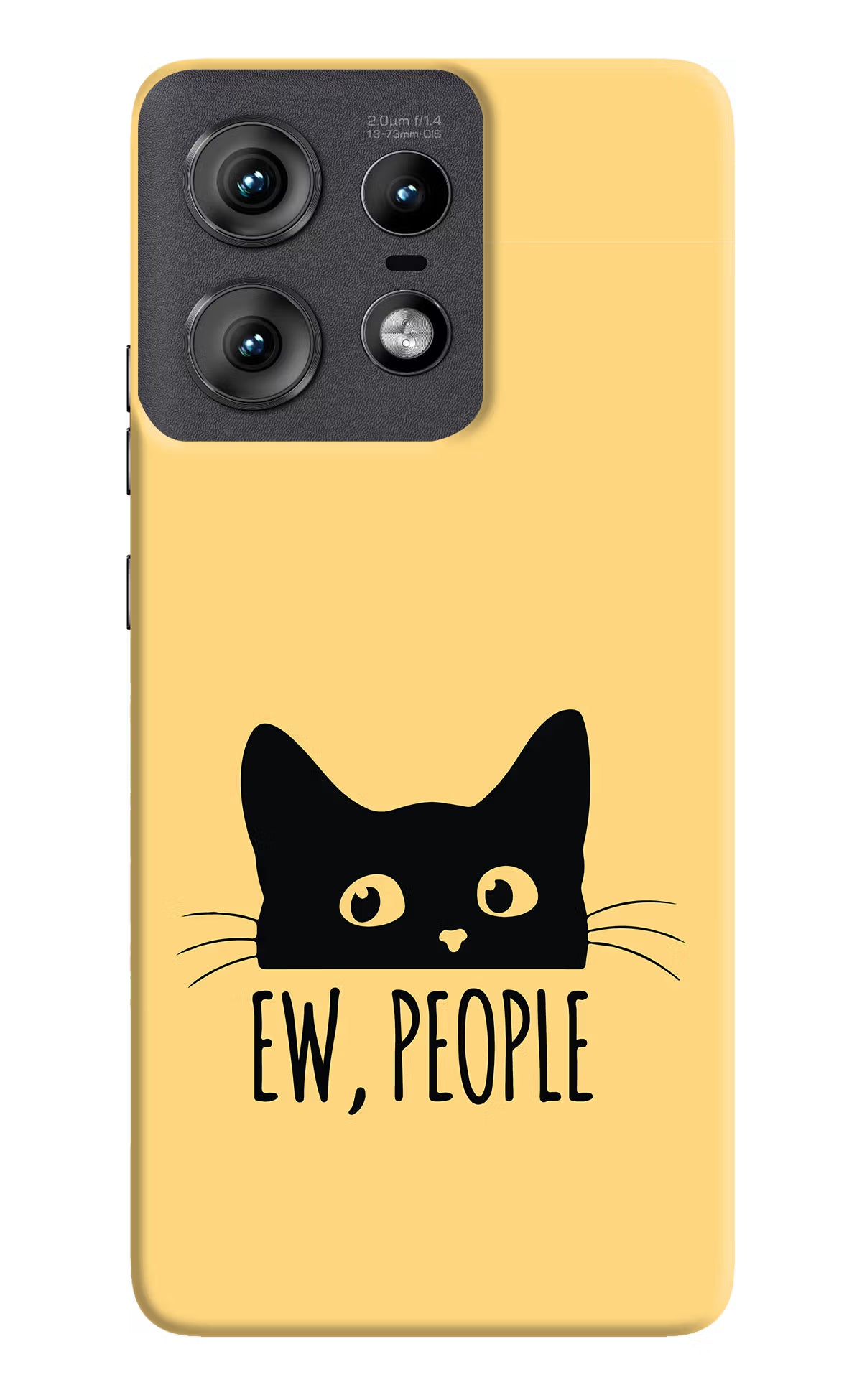 Ew People Catitude Moto Edge 50 Pro 5G Hard Case Back Cover by Casekaro