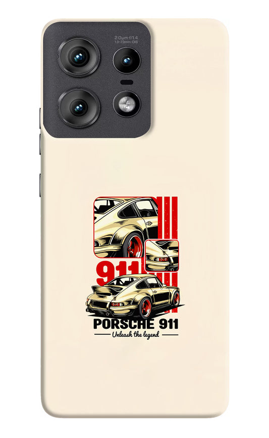 Classic Porsche 911 Moto Edge 50 Pro 5G Hard Case Back Cover by Casekaro