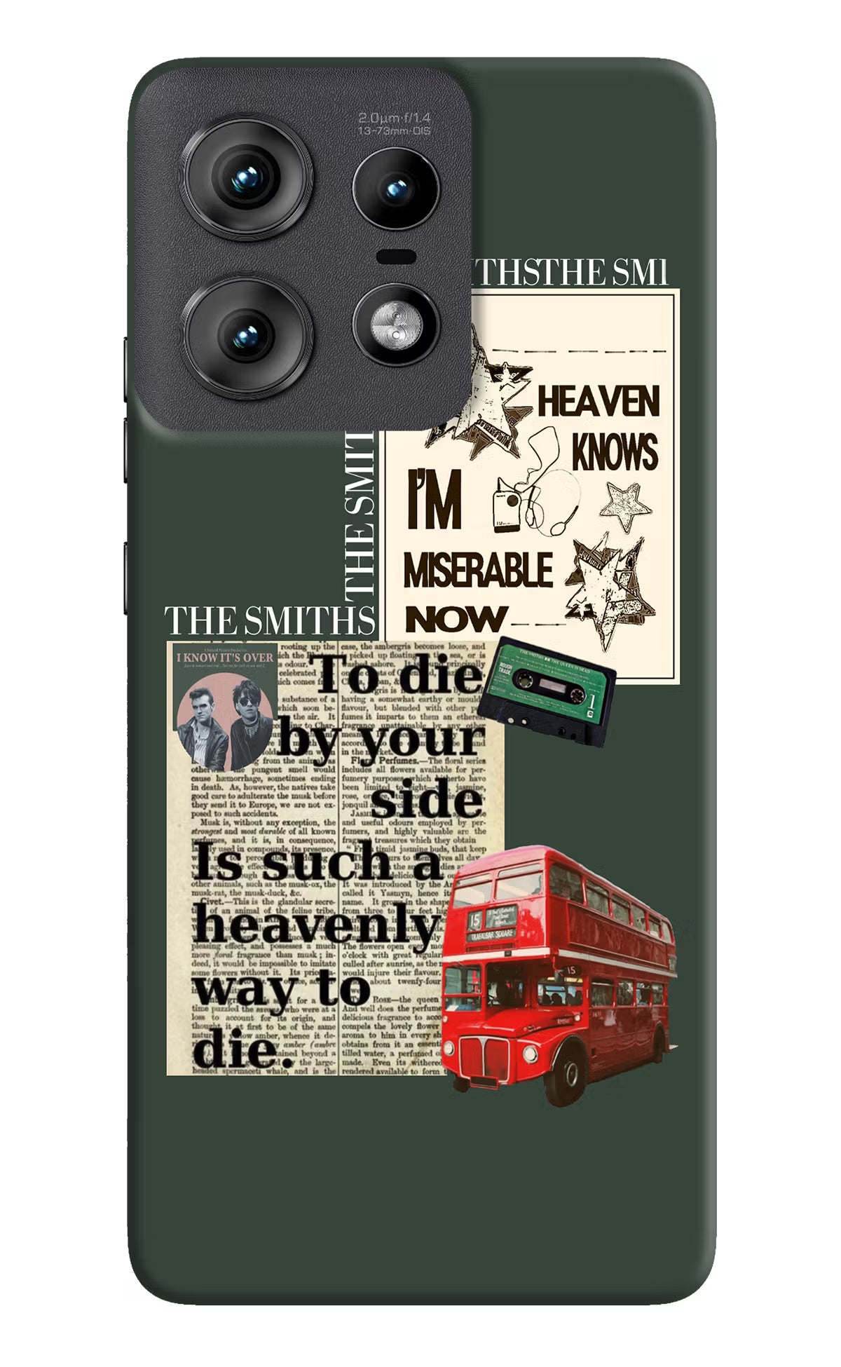 The Smiths Moto Edge 50 Pro 5G Hard Case Back Cover by Casekaro