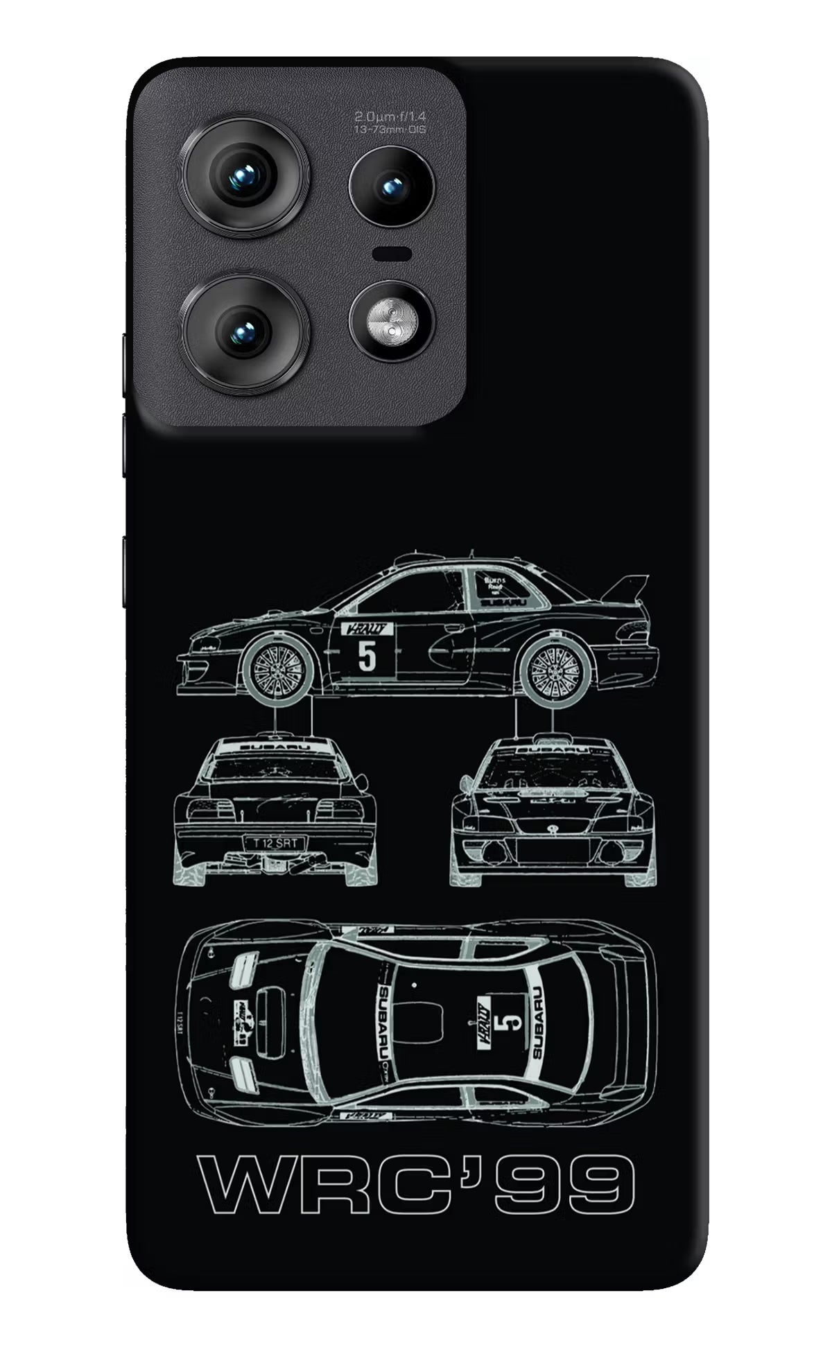 WRC'99 Moto Edge 50 Pro 5G Hard Case Back Cover by Casekaro