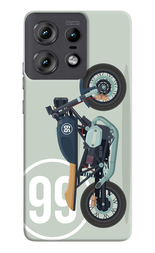 Classic Cafe Racer 99 Moto Edge 50 Pro 5G Hard Case Back Cover by Casekaro