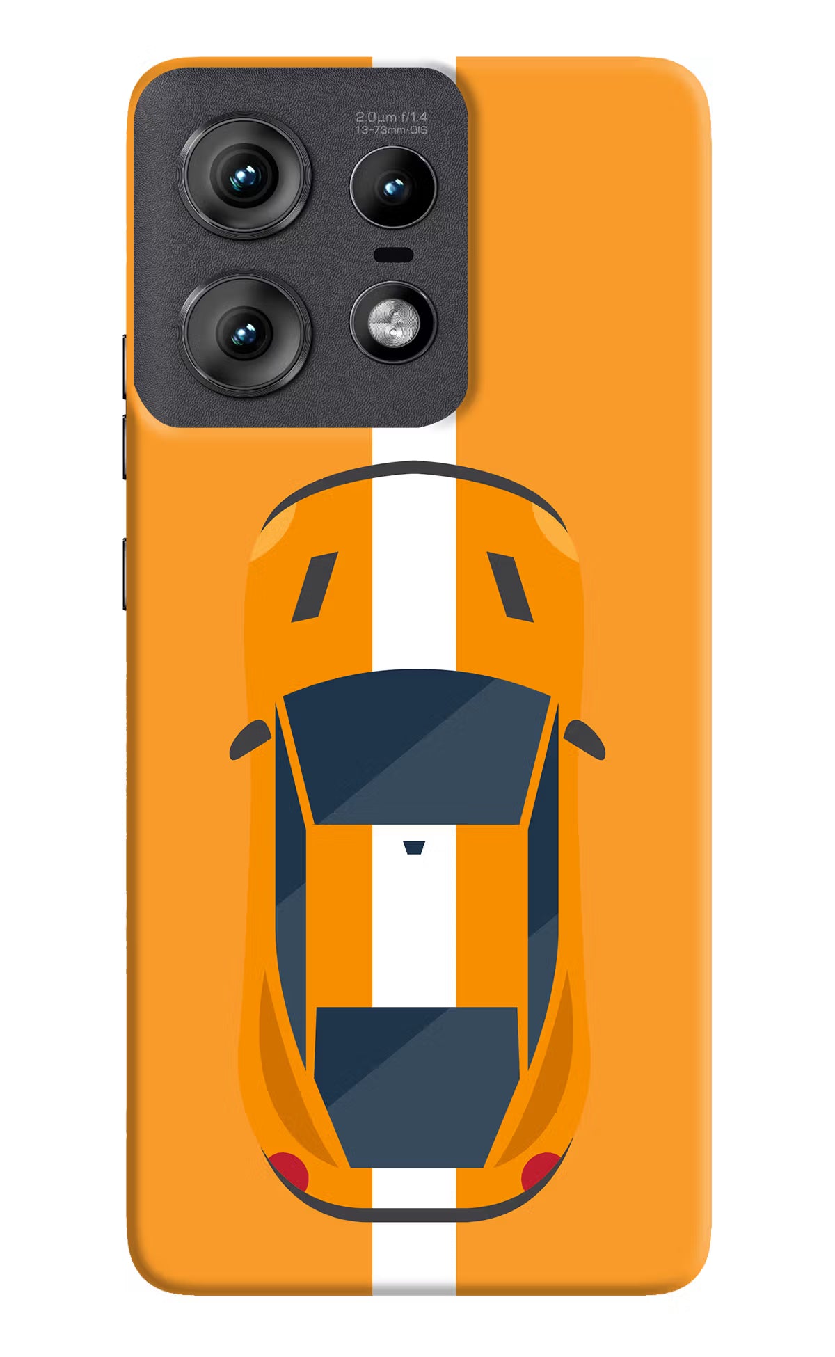 Highway Pursuit Moto Edge 50 Pro 5G Hard Case Back Cover by Casekaro