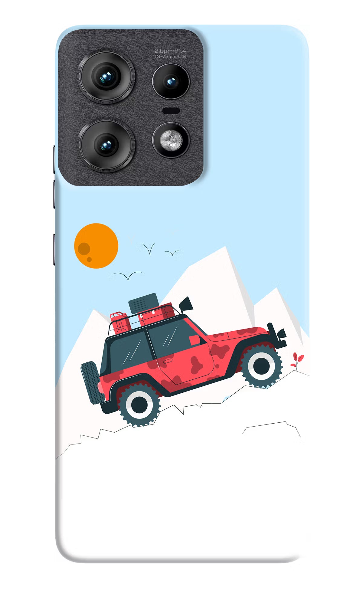 Mountain Trail Beast Moto Edge 50 Pro 5G Hard Case Back Cover by Casekaro