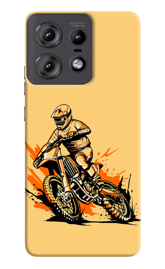 Off-Road Fury Moto Edge 50 Pro 5G Hard Case Back Cover by Casekaro