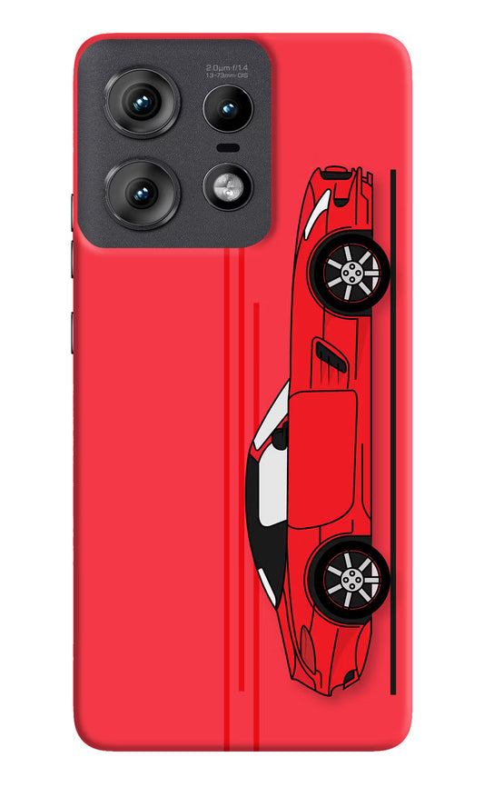Red Velocity Moto Edge 50 Pro 5G Hard Case Back Cover by Casekaro