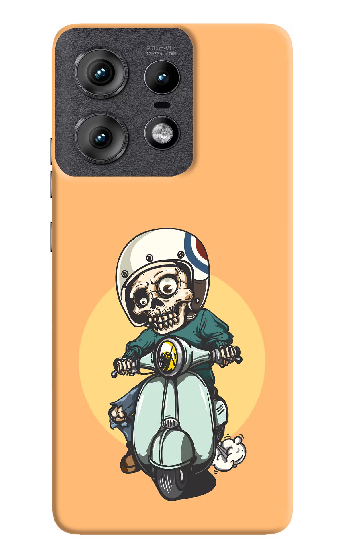 Undead Biker Moto Edge 50 Pro 5G Hard Case Back Cover by Casekaro