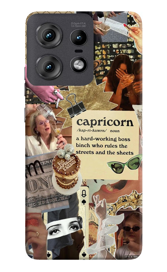 Capricorn Zodiac Moto Edge 50 Pro 5G Hard Case Back Cover by Casekaro