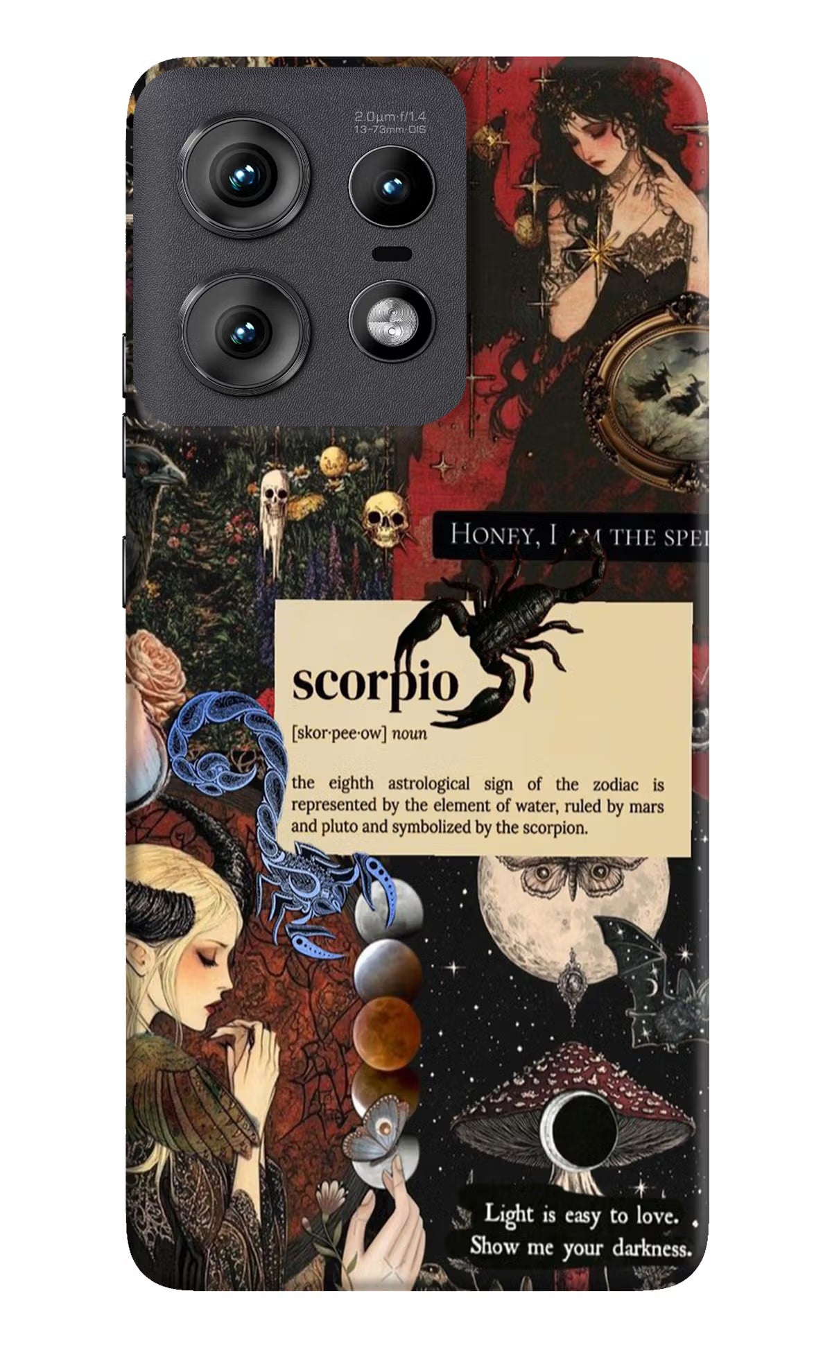 Scorpio Zodiac Moto Edge 50 Pro 5G Hard Case Back Cover by Casekaro