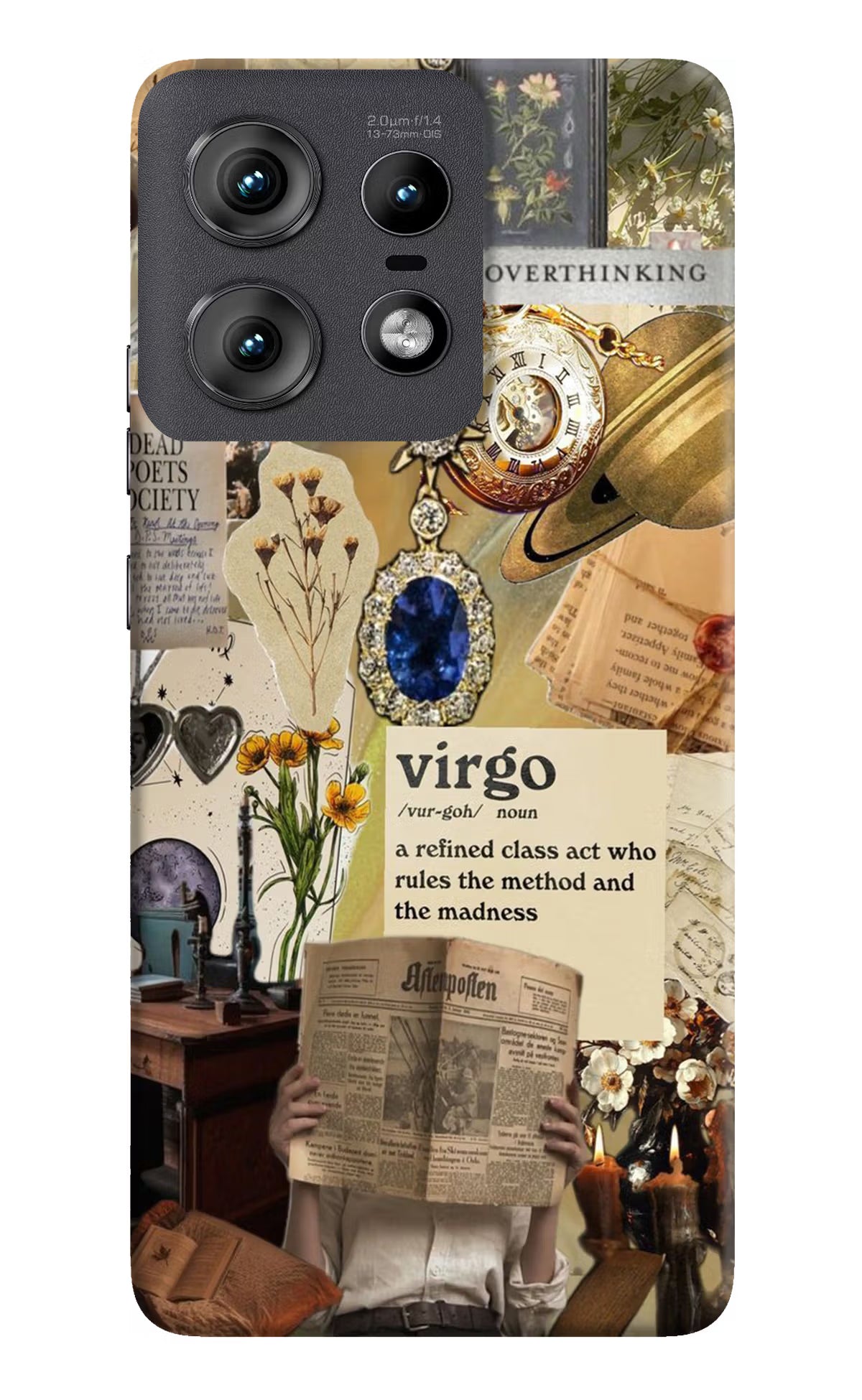 Virgo Zodiac Moto Edge 50 Pro 5G Hard Case Back Cover by Casekaro