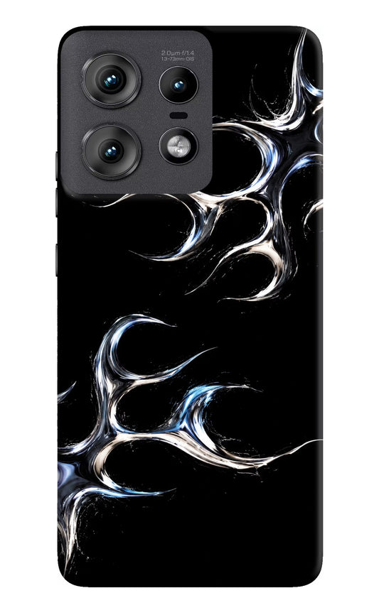 Chrome Tribal Moto Edge 50 Pro 5G Hard Case Back Cover by Casekaro
