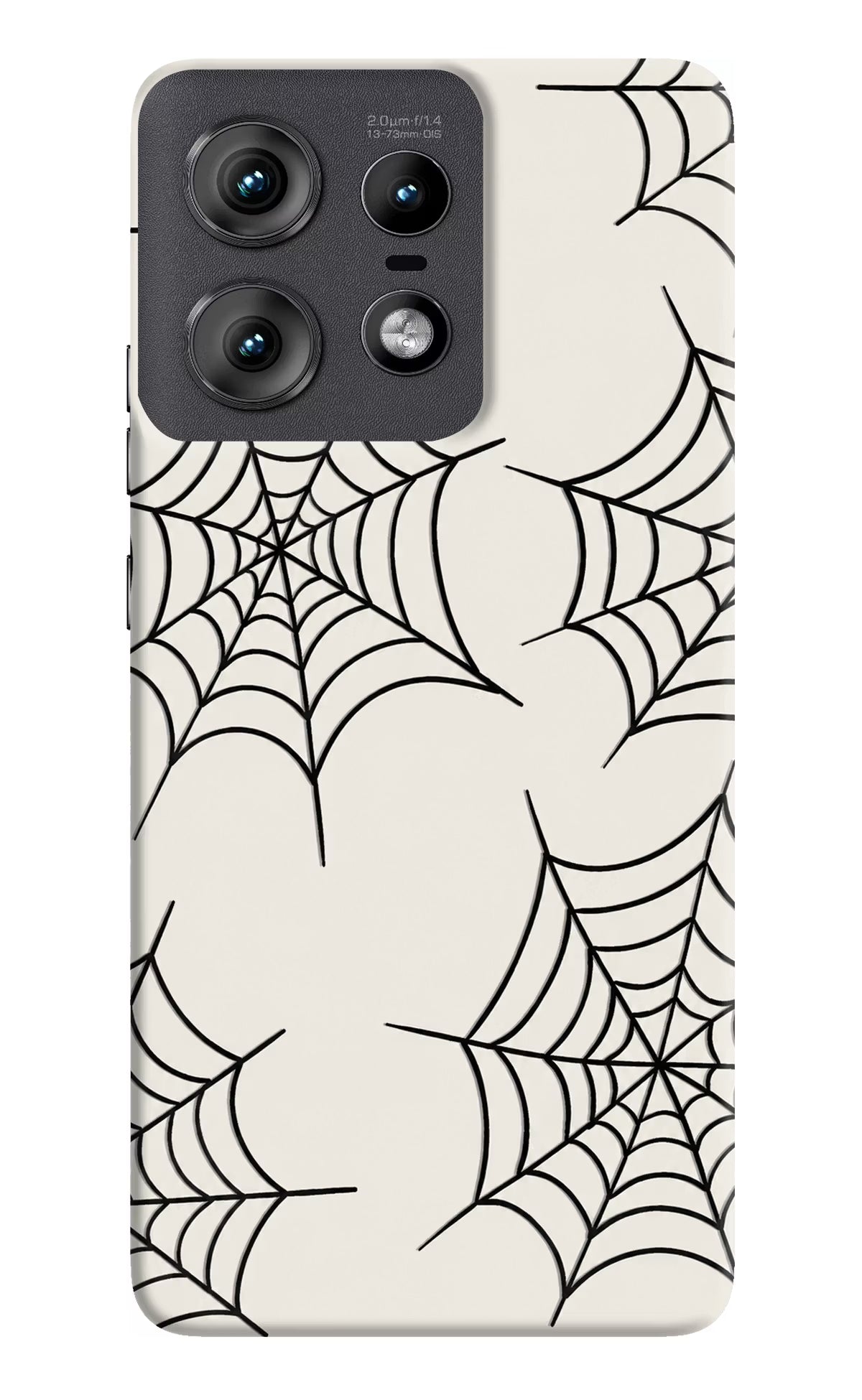 Spider Web Moto Edge 50 Pro 5G Hard Case Back Cover by Casekaro