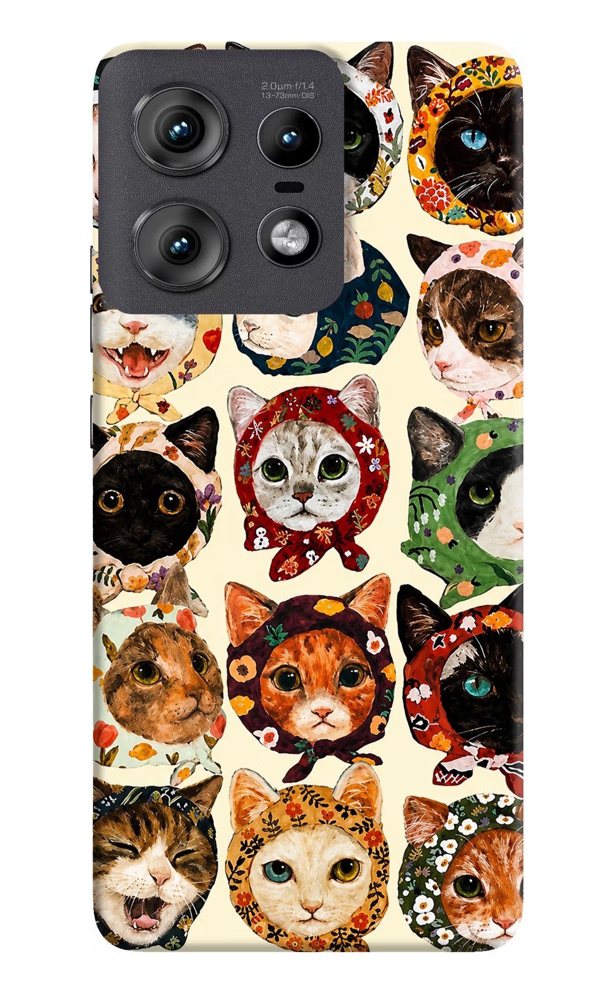 Cool Cat Moto Edge 50 Pro 5G Back Cover